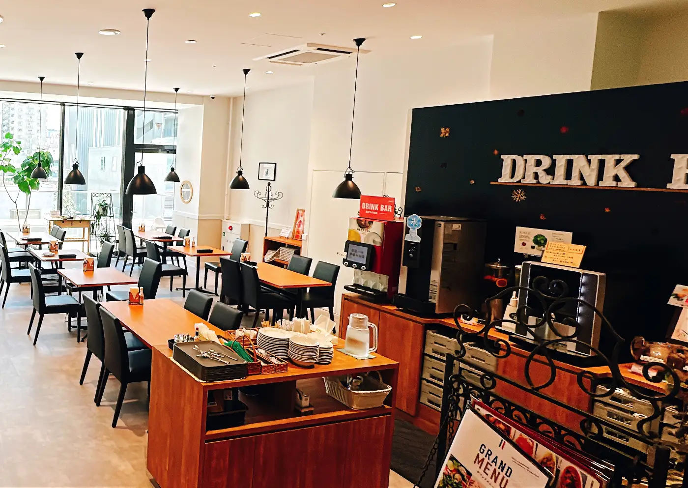 ボンジョルノ スズラン高崎店内ドリンクバー